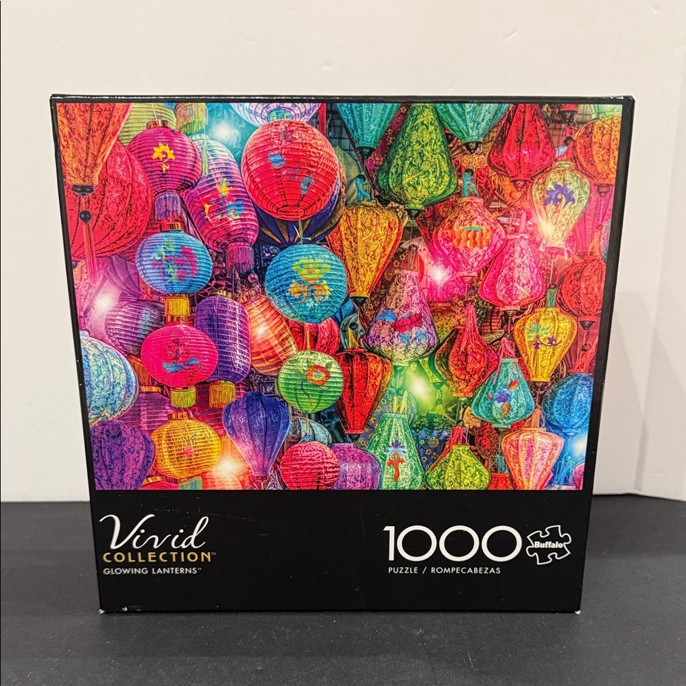 Buffalo Games Glowing Lanterns 1000 Piece Jigsaw Puzzle- NEW unopened
